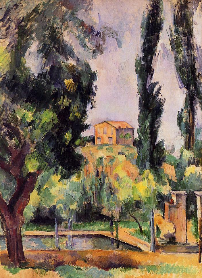 The Jas de Bouffan - Paul Cezanne Painting